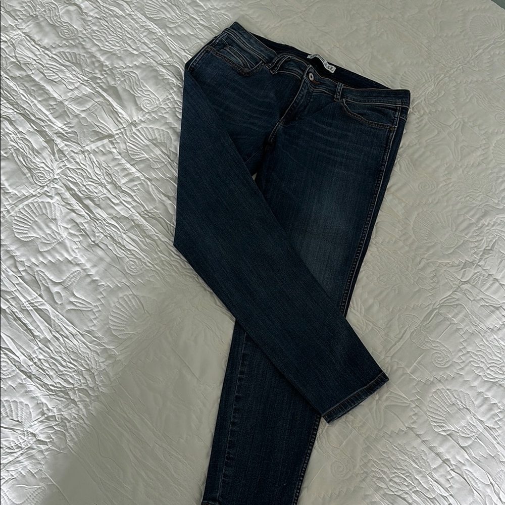 Zara Dark Blue Denim Jeans